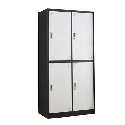 Office Home Gym RAL Color 4 Door Steel Locker Cabinet