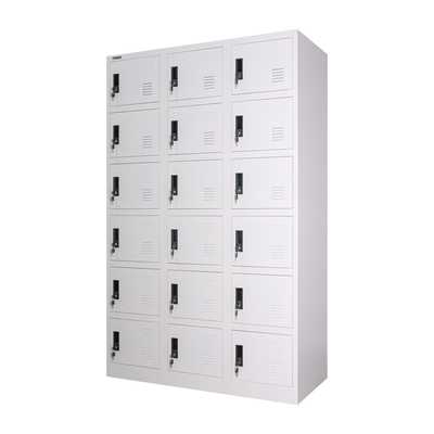 OEM Size 18 Door Metal Lockers Steel Outdoor Storage Lockers