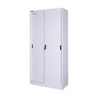 Knock Down Metal Vertical 2 Door Steel Lockers Clothes Storage