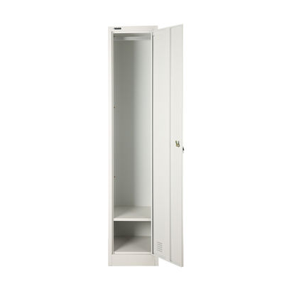 1 Door Steel Clothing Wardrobe Staff Lockers 0.7mm Thickness