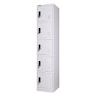5 Doors Stainless Steel Locker Cabinet For Dormitory Waterproof Storage