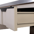 Customized High Modern Design Stainless Steel Office Desk Metal Top